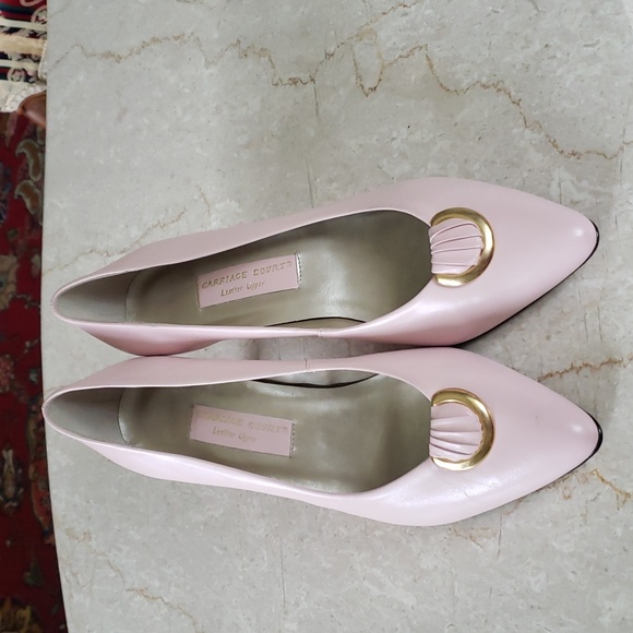 Pink Leather Heels - Picture 10 of 10